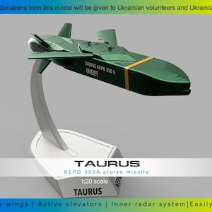 Taurus KEPD 350 Cruise Missile High Quality 3D Print Model 3D print model stl files for 3d print