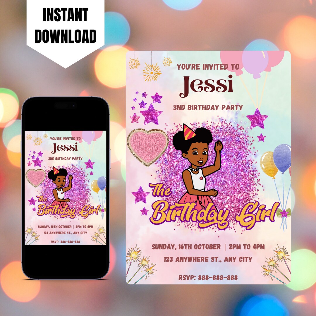 Editable Gracie's Corner Birthday Invitation, Printable Gracies Corner Editable Gracie's Corner Birthday Invitation, Printable Gracies Corner