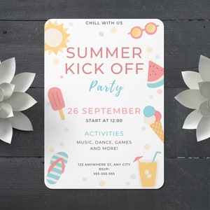 funny summer
funny summer party
Summer Party
End of summer
Summer Social
Society Summer
template invitation
hello summer invite
summer invitation
4th of July Invite
pool party school
summer kick off
summer kickoff party