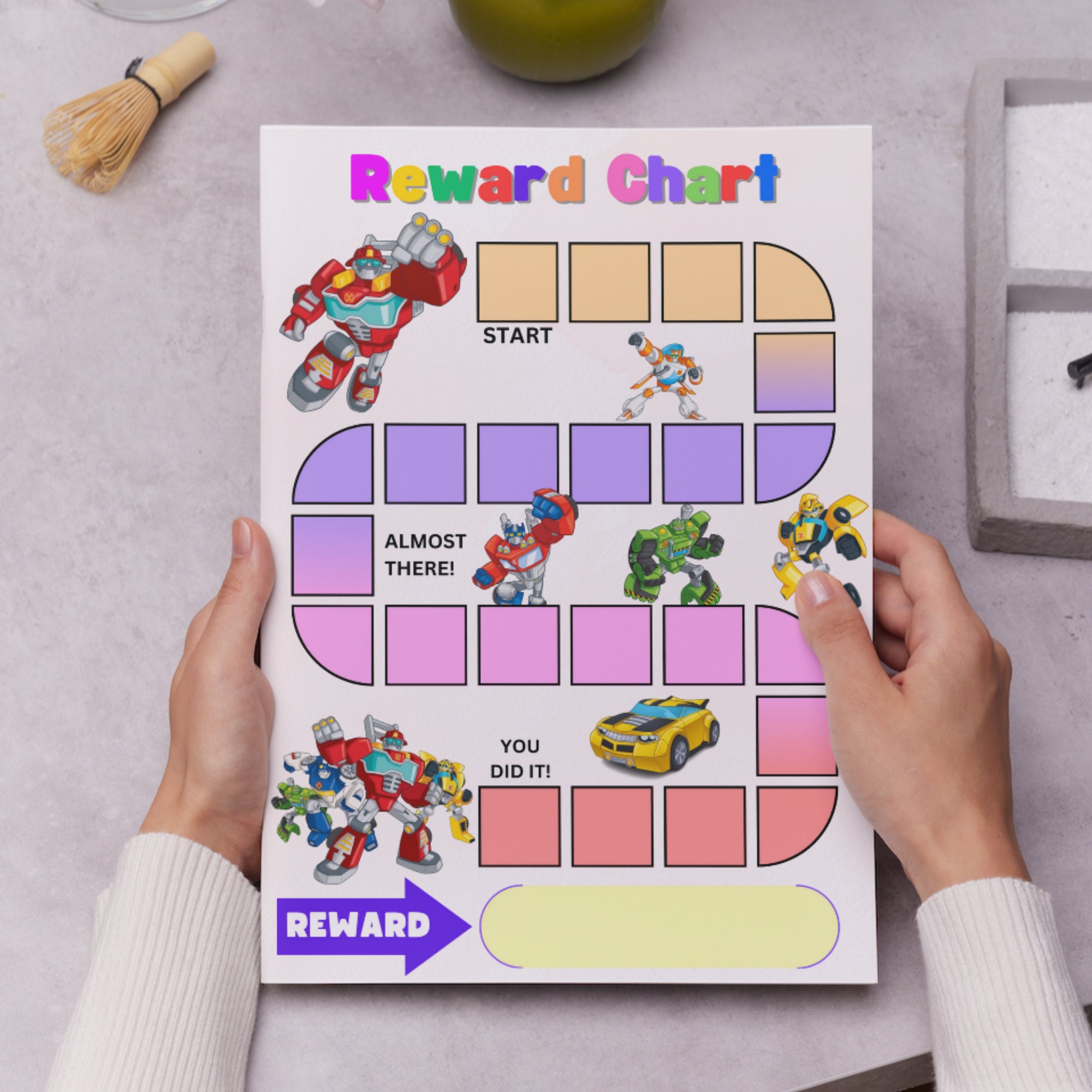 Transformers Rescue Bots Reward Chart, Printable Transformers Behavior