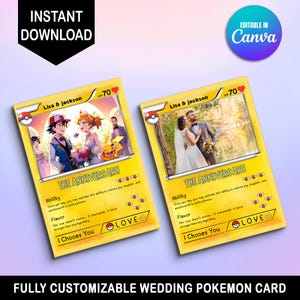 Tarjeta de aniversario de Pokémon, tarjeta de aniversario de Pokémon personalizada, regalo personalizado para el día de aniversario, tarjeta de aniversario de Pokémon, regalo de San Valentín