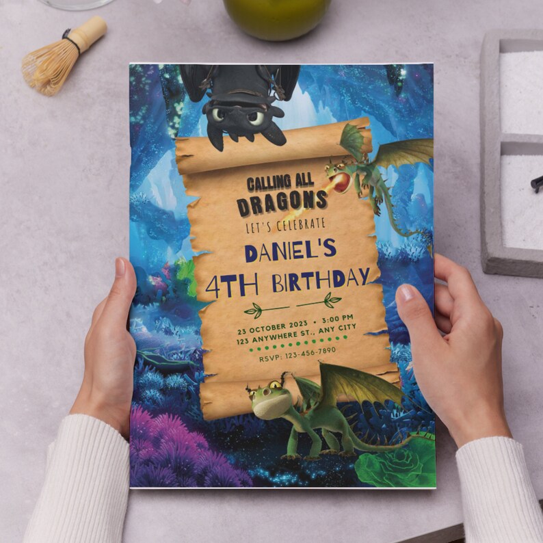 Editable Calling All Dragons Invitation Dragon Birthday - Etsy