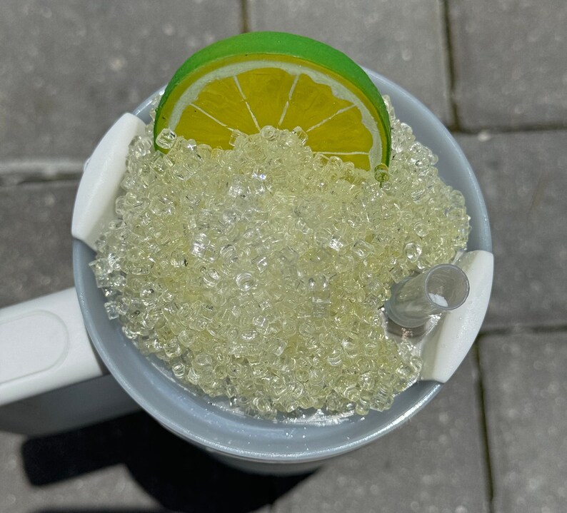 Faux Ice Lemon Lime Shaved Ice Snow Cone Topper for H2.0 Tumbler 30oz or 40oz Etsy