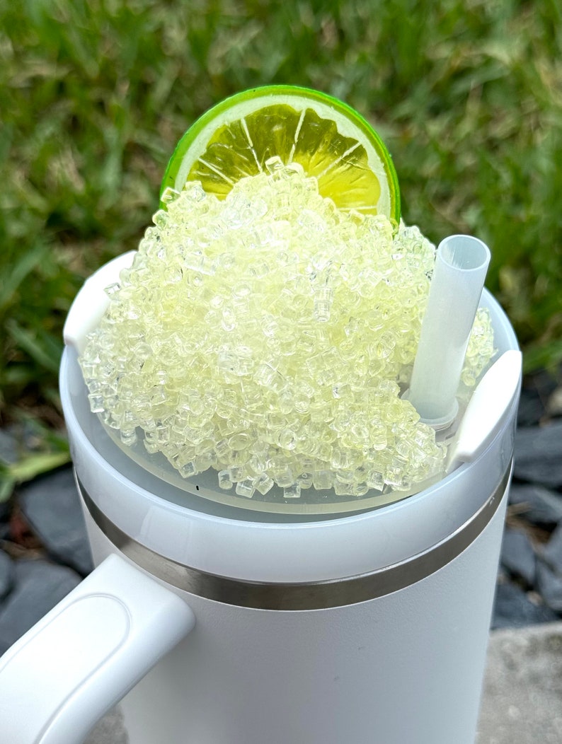 Faux Ice Lemon Lime Shaved Ice Snow Cone Topper for H2.0 Tumbler 30oz or 40oz Etsy