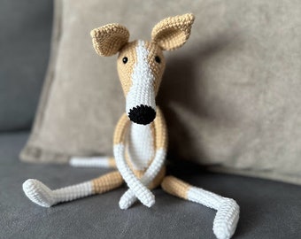 Greyhound Stuffed Toy - A Perfect Gift for Dog Lovers - Made to Order