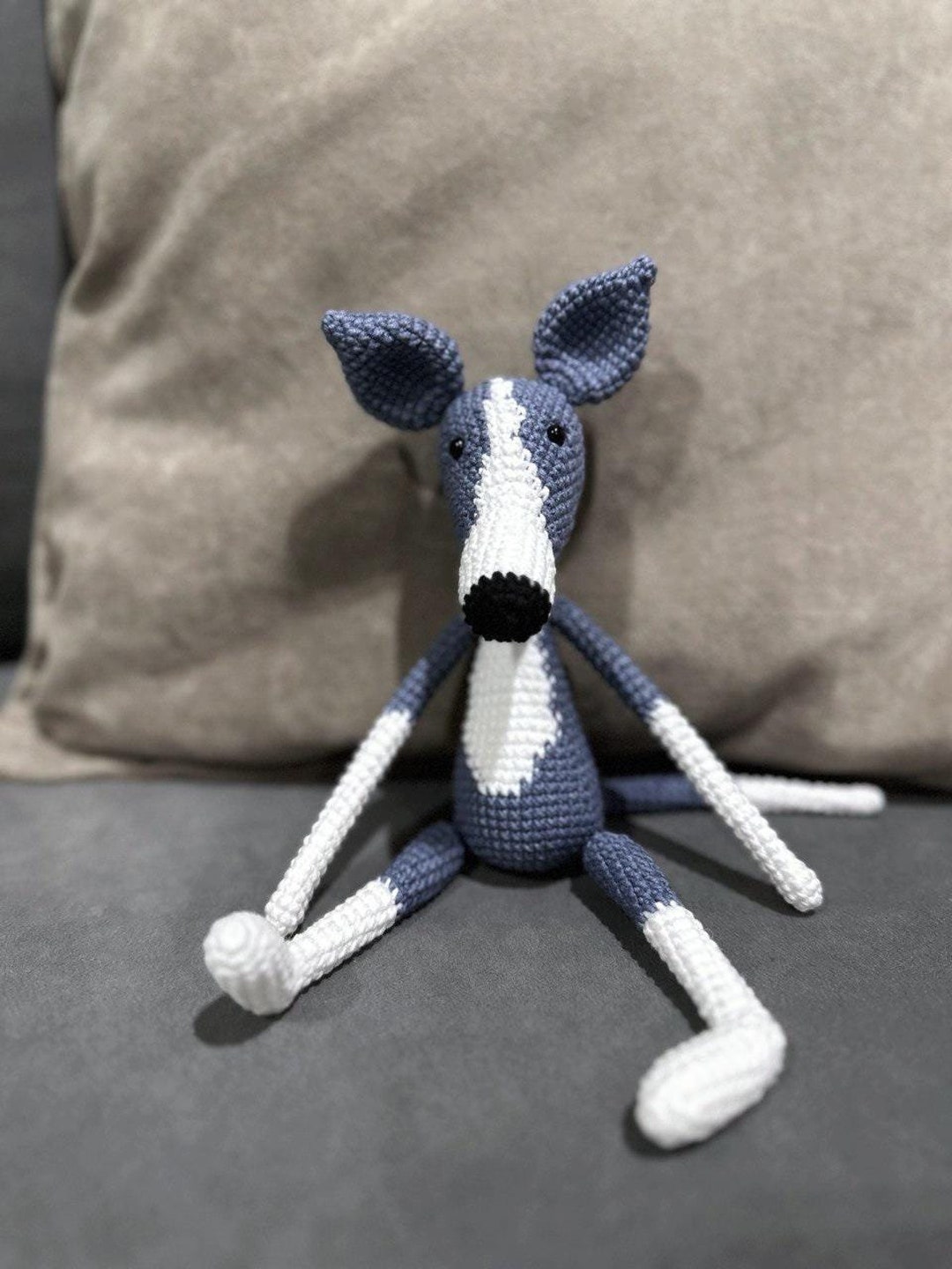 1/6 Greyhound Whippet Model - Realistic Dog Figurine main image 0