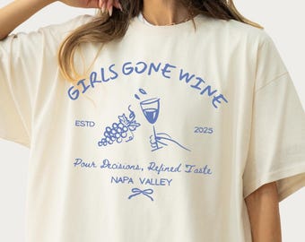 Personalized Girls Wine Trip Shirt, Funny Custom Girls Gone Wine Winery Party Tee, Vino Crew Weekend Comfort Colors Shirt, Vineyard Trip Top