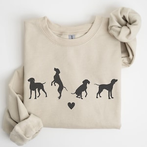 Vizsla-sweater, schattig Hongaars Vizsla-shirt hond moeder, Vizsla grafische trui, cadeau voor Vizsla-eigenaar, cadeau Vizsla hond mama, shirt Vizsla