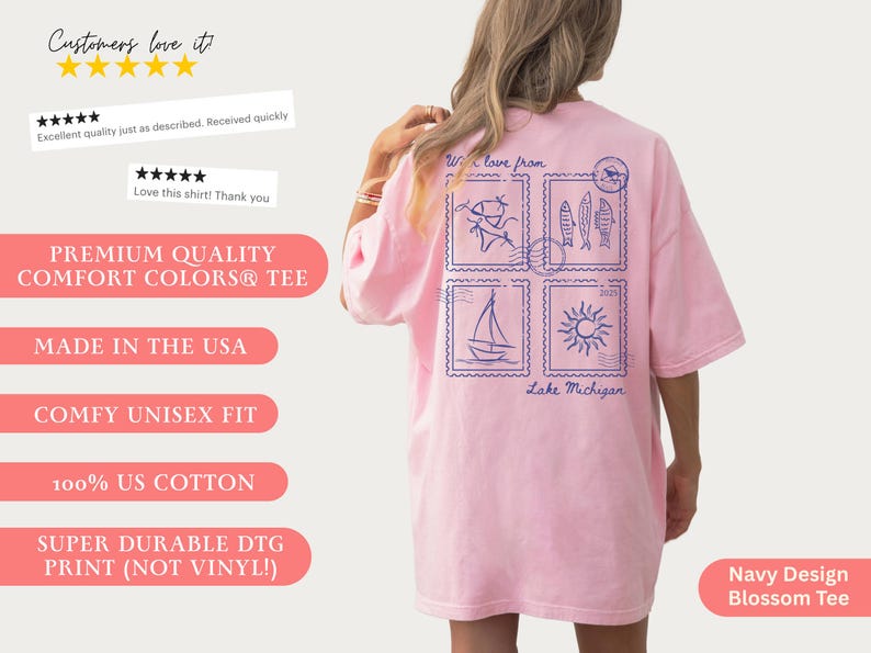 Summer Lake Girls Trip Matching Shirts, Custom Girls Lake Weekend Tee, Besties Lakeside Camping Group Shirt, Girls Vacay Glamping T-shirts image 2