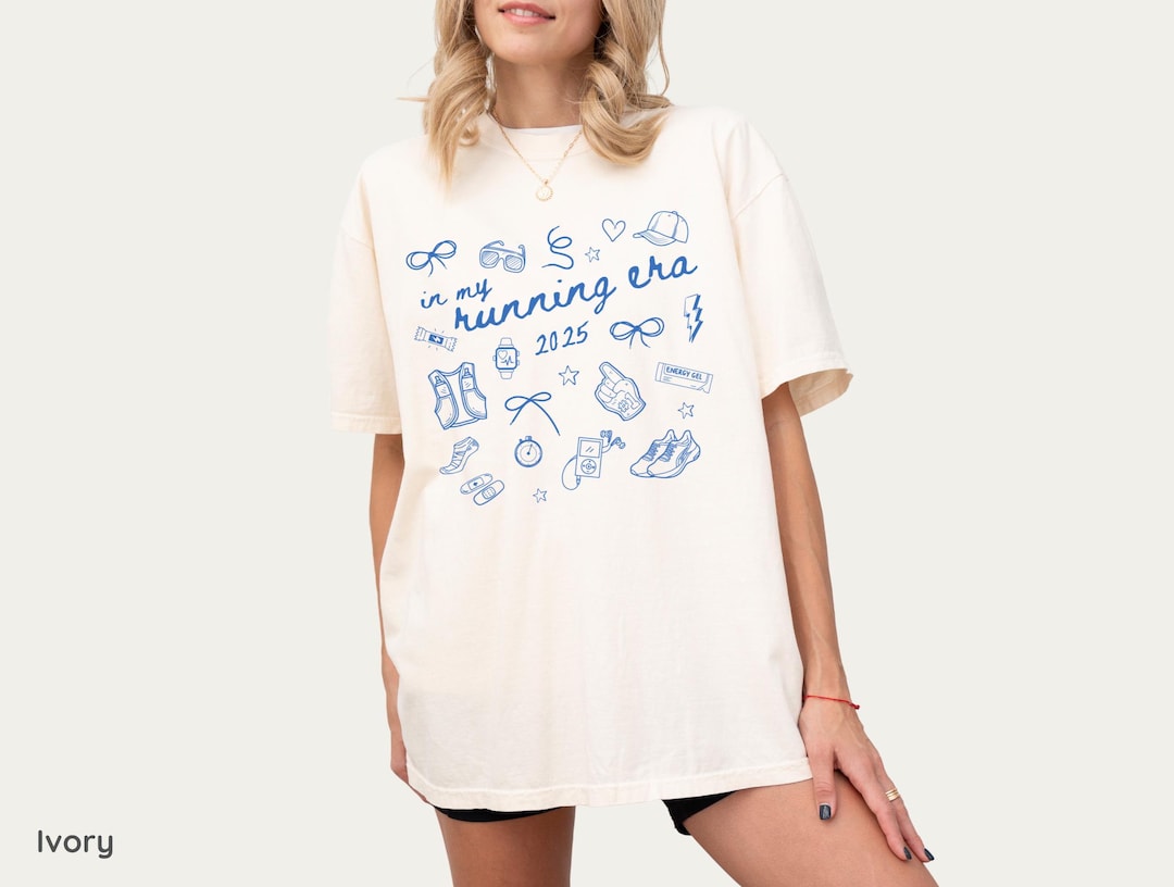 Cute Running Era Shirt, Running Gifts, Running Women Doodle T-shirt ...