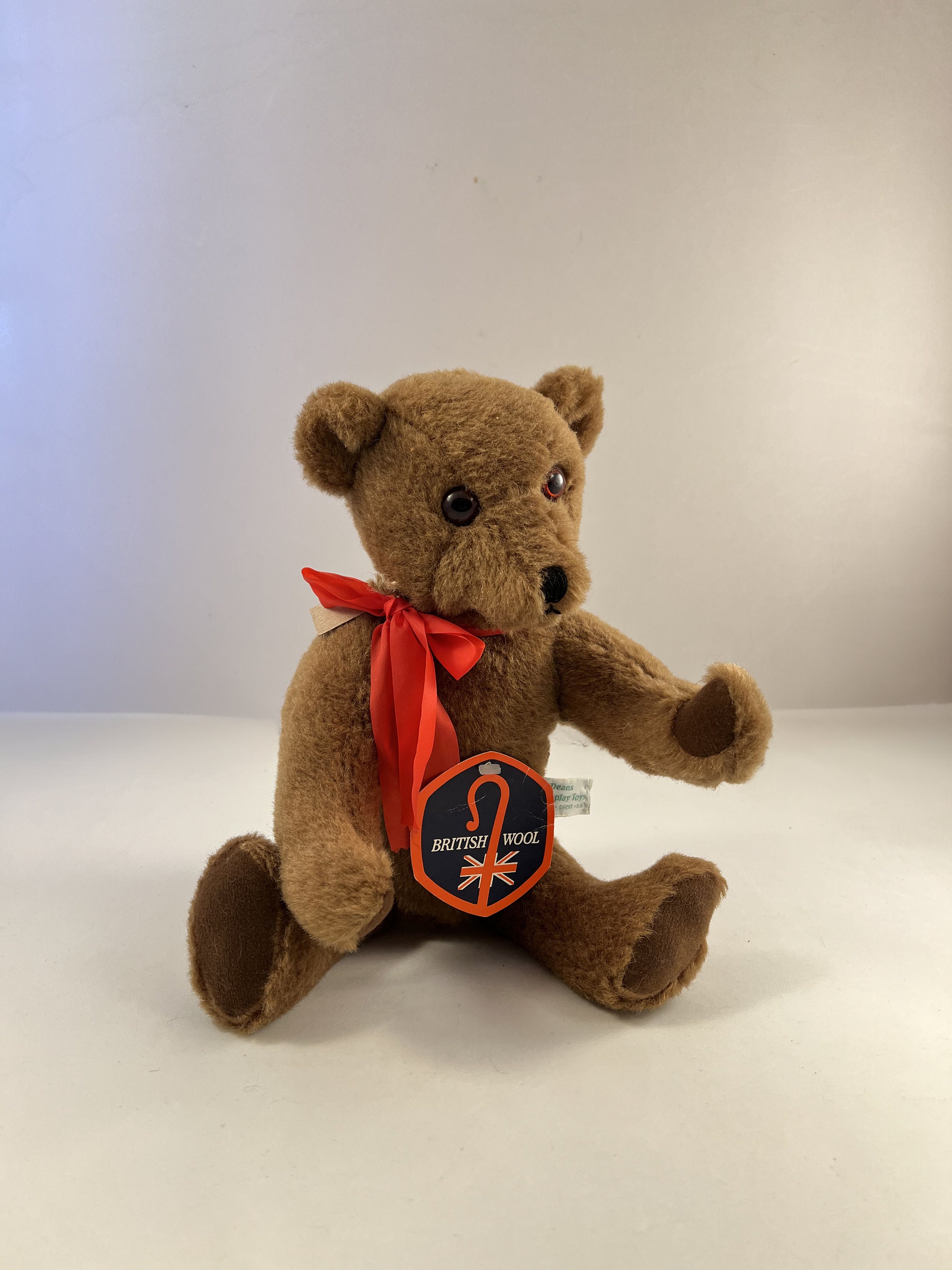 Vintage Deans Childsplay Toys Pontypool Gwent UK Teddy Bear