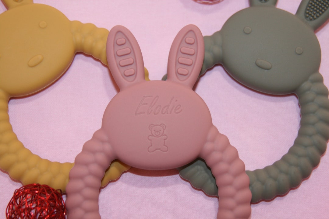 Silicone Rattle / Teething Ring for Baby Etsy