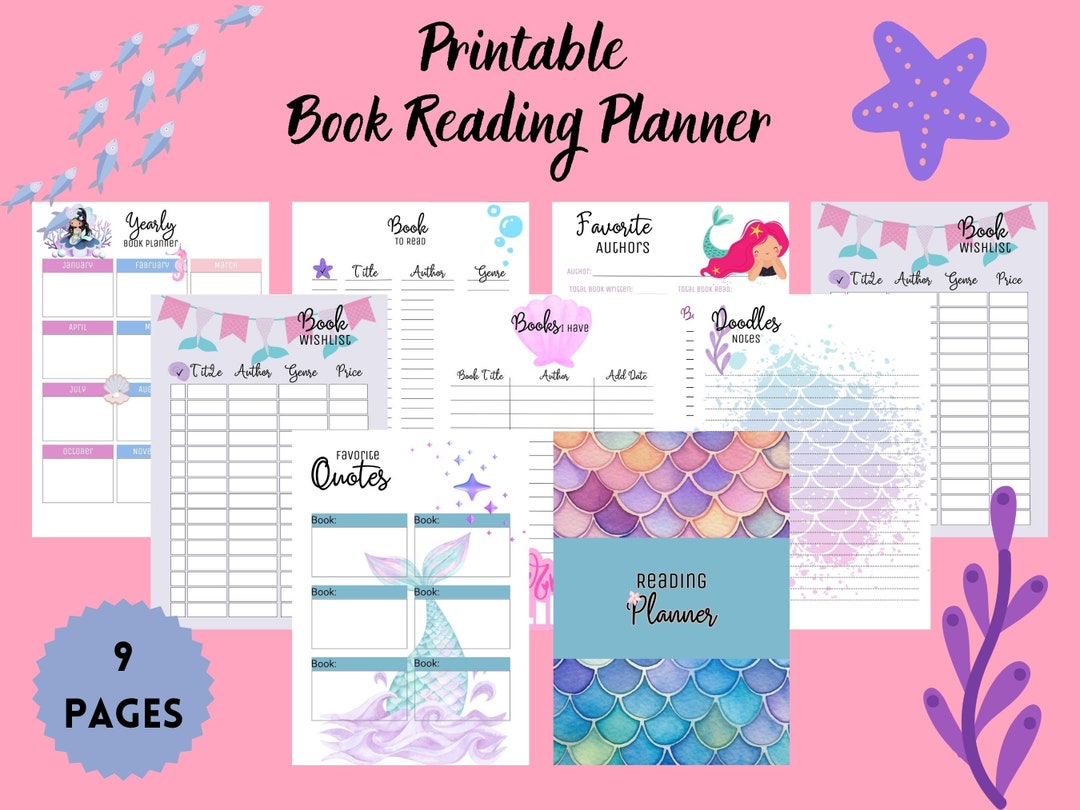 Printable Reading Journal for Kids Kids Reading Journal - Etsy