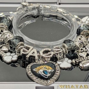 Jacksonville Jaguars Charm Bracelet (Style B)