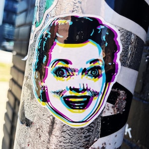Psychedelic Face | Street Art Slap Stickers