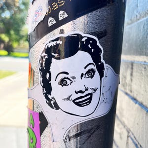 Unknown Face Sticker | Street Art Slap Stickers