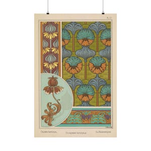 Crown Imperial by Eugène Grasset - Art Nouveau Botanical Illustration