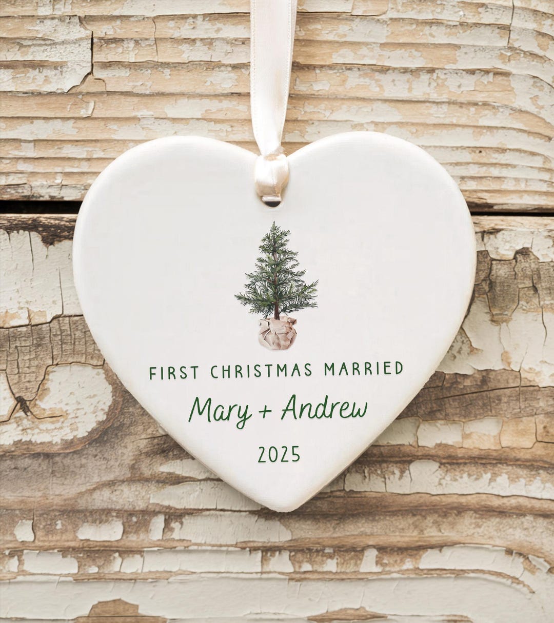 Wedding Attire Personalized Ornament - Ornaments From The Heart