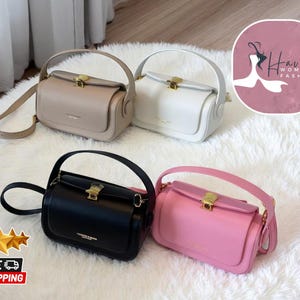 Umhängetasche für Damen | Klassische quadratische Crossbody | Große Vegan Leder Geldbörse | schicke stilvolle Handtasche | Herbst Winter Accessoire