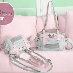Bolso bandolera tipo tote / Moda urbana con estilo / Accesorio para mujer