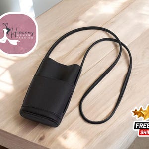 Mini crossbody-telefoontasje | Stijlvolle schattige leren handtas | Veelzijdige schoudertas voor dames | Mobiel hoesje voor dagelijks gebruik