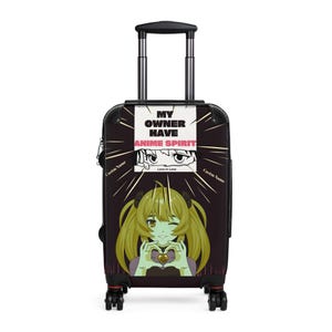 Anime Spirit Suitcase - Travel Bag for Anime Lovers, Luggage for Conventions, Personalized Travel, Unique Gift for Fans, Manga Travel Gear