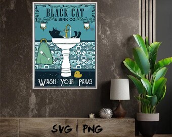 Funny Fox Bagno Targa in metallo con volpe Retro Wall Decor Poster Wc Wash Your Paws Vintage Home Decor Poster Decorazione da parete Art Tin Sign Decor Poster Poster Poster in metallo