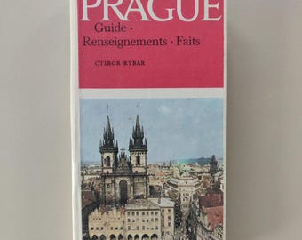 1974 - Prague Guide in French - by Ctibor Rybár - Guide Information Facts