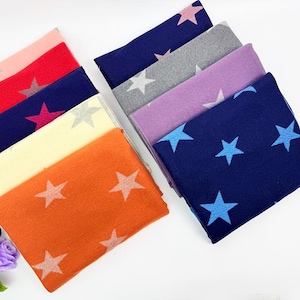 Soft Reversible Galaxy of Stars Print Fashion Scarf Blanket Wrap Shawl Thick Long Nine Colours