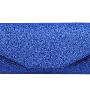 Glittery Envelope Clutch Bag: Party Wedding Purse with Chain Strap