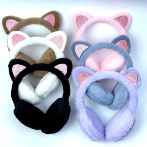 冬用暖かいイヤーマフ - 耳用イヤーマフ - クリスマス用イヤーマフ - 女の子用イヤーマフ - かわいいイヤーマフ - イヤーマフ - クリスマスギフト