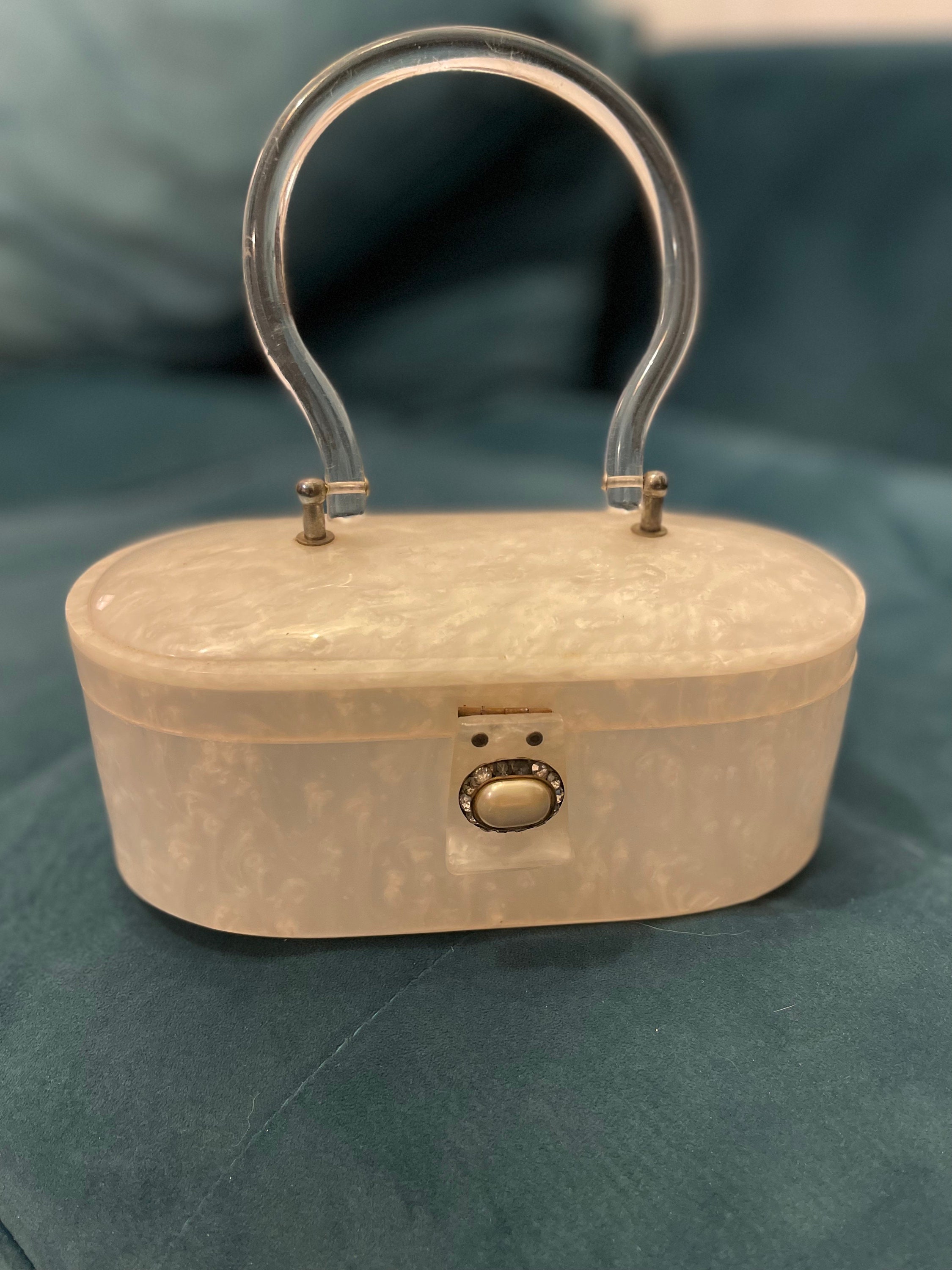 Really special piece bakelite purse handbag true vintage 1940's
