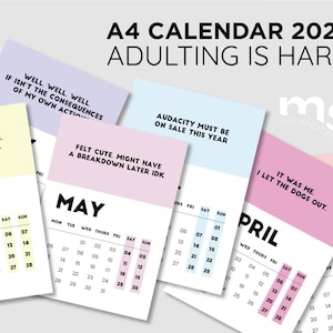 Adulting' calendar is the obnoxious way to be a grownup