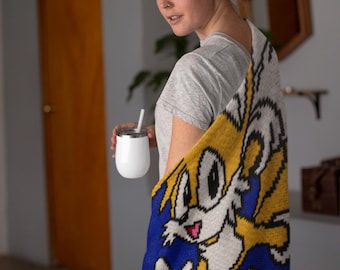 Flying Fox C2C Crochet Pattern | DIY Pixel Blanket | Corner-to-Corner PDF Download