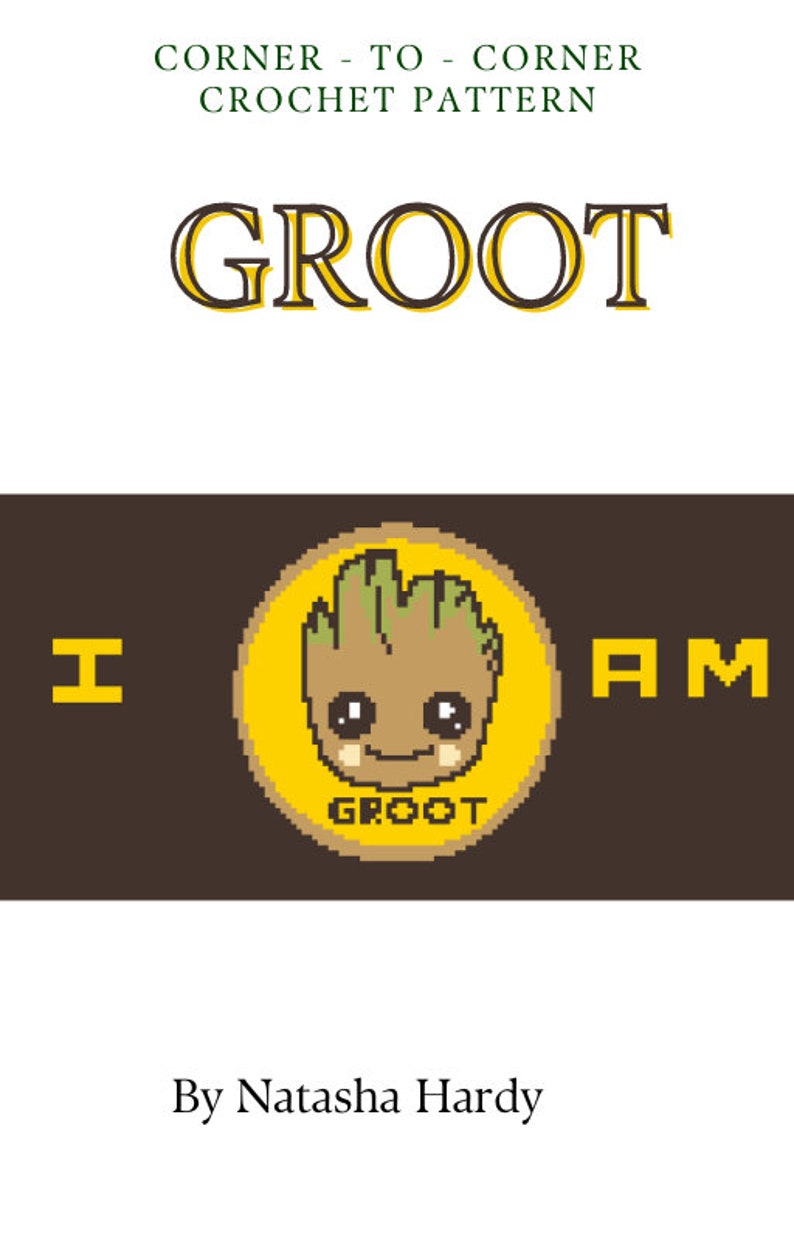 Printable Groot Pattern I Am Groot Crochet Pattern - Etsy