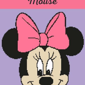 Minnie Mouse Crochet Blanket Pattern – Instant Download C2C Guide
