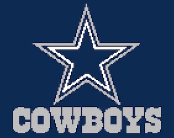Cowboys Crochet Pattern for Single Crochet Blanket – Perfect for Fans!