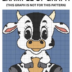 Stitch Ohana-filt Pixel Art-mönster, tecknad Graphghan PDF-nedladdning bild 2