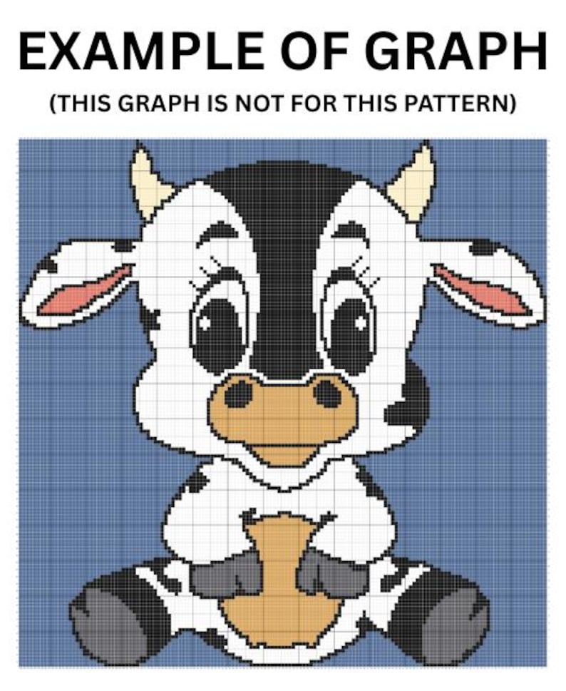 Stitch Ohana-filt Pixel Art-mönster, tecknad Graphghan PDF-nedladdning bild 2