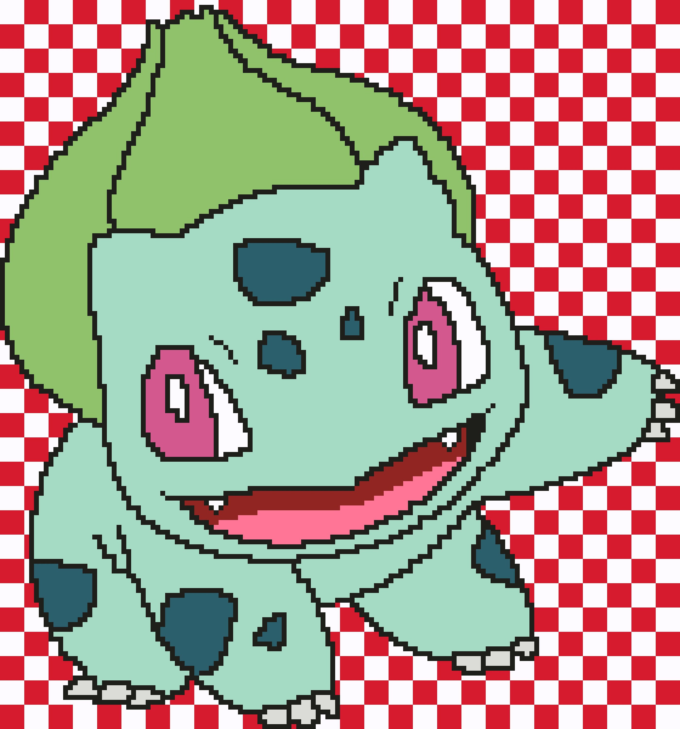 Bulbasaur Background Pattern Bulbasaur C2C Crochet Pattern - Etsy