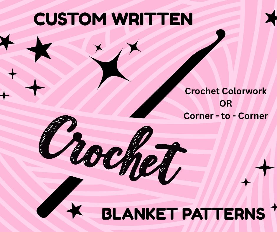 Custom Crochet Pattern from Photo or Idea – Personalized Graphgan Pattern – C2C, SC, DC – Crochet Blanket Pattern – Crochet Graph Chart