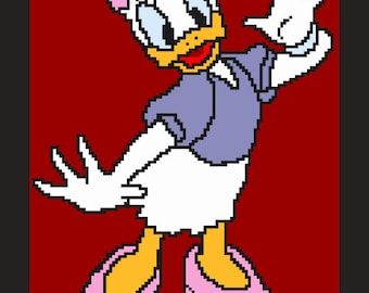 Dreamy Daisy Duck Delight: Whimsical Crochet Blanket Pattern for a Cozy Hug of Magic