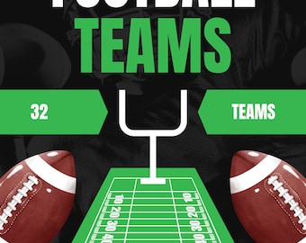 NFL Corner-to-Corner Crochet Patterns - Digital Downloads for All 32 Teams
