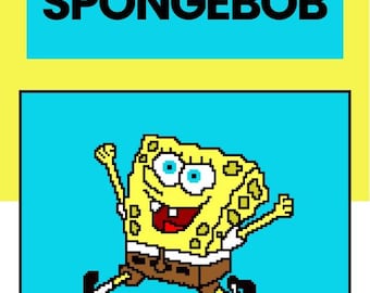 Wzór na szydełkowy koc SpongeBob Corner-to-Corner (C2C) – dostępne 3 rozmiary