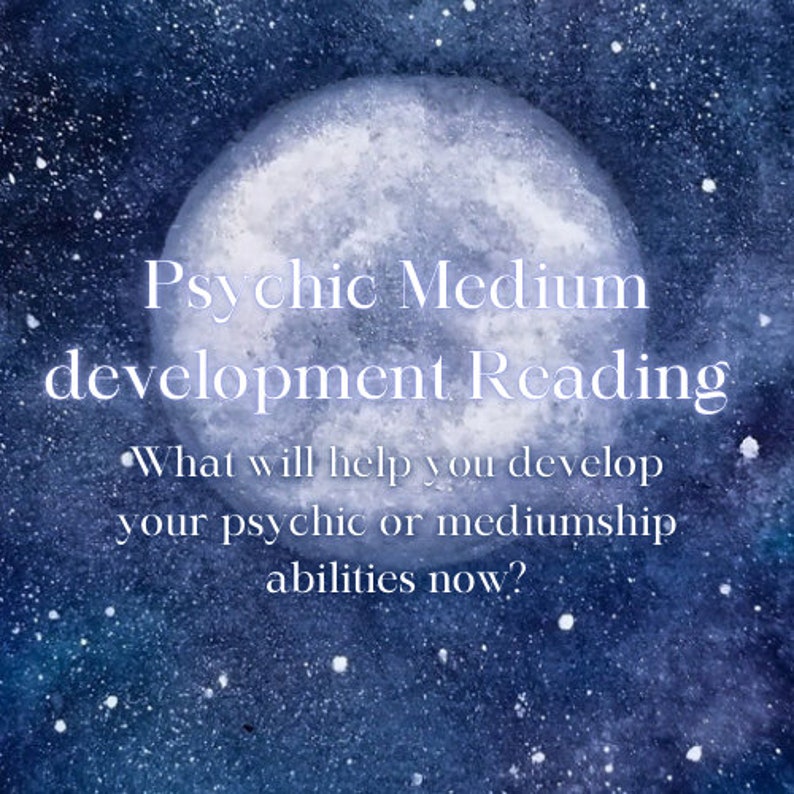 Psychic Medium development Reading / how to develop abilities image 1