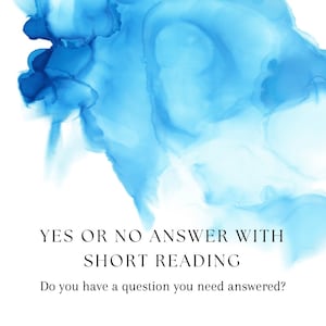 Yes or no answer/short reading