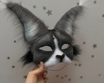 Katze/Silberfuchs-Katzenmaske:3