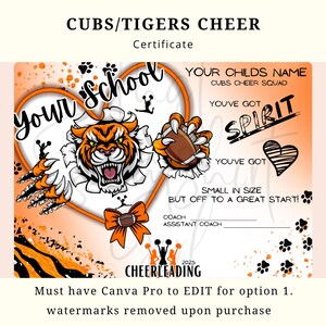 Tiger Cheerleader Uniform - Etsy