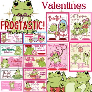 Frosch Valentinstag, süße Frosch Valentinstag, Amphibien Valentinstag Karte, Valentinstag für Kind, Valentinstag, Klassenzimmer Valentinstag druckbare, Frosch