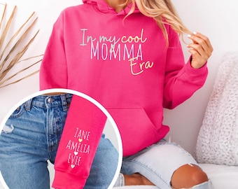 Felpa con cappuccio personalizzata per la mamma, felpa con cappuccio "In my Cool Mama", regalo personalizzato per la festa della mamma, felpa con cappuccio per la mamma, regalo per la mamma, felpa con cappuccio per la mamma, regalo per la mamma